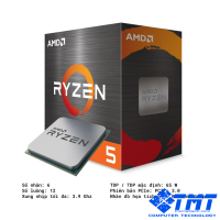 CPU AMD RYZEN 5 5600G (3.9GHZ UPTO 4.4GHZ / 19MB / 6 CORES, 12 THREADS / 65W / SOCKET AM4)